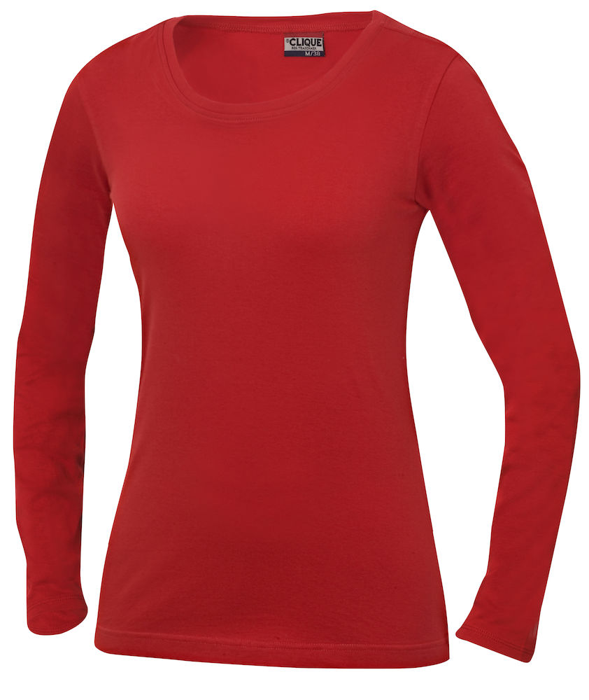 029319 Clique Carolina L/S naisten pitkähihainen t-paita o-aukko