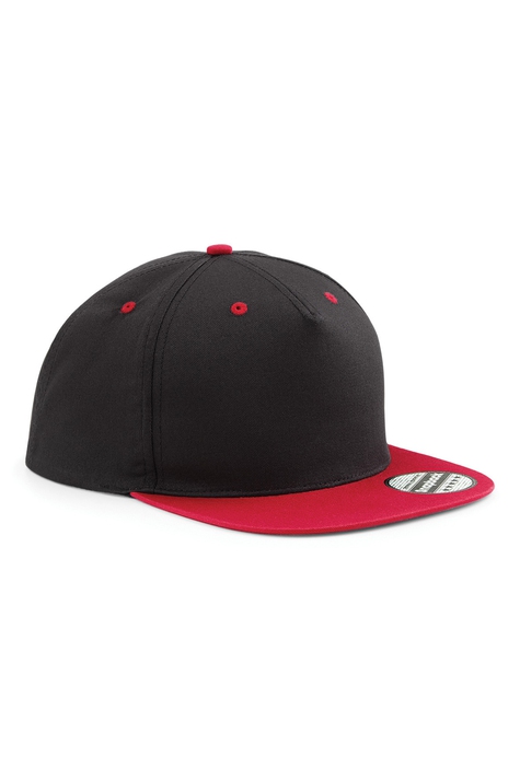 B610C Beechfield Contrast Snapback lippis 1-väri painettuna