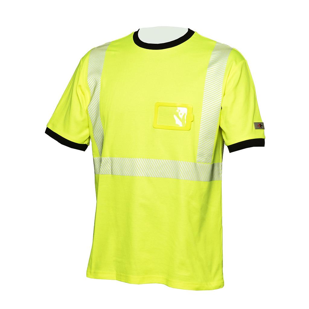 4361 Priha Hi-Vis puuvillainen katkoprintti huomiopaita LK2