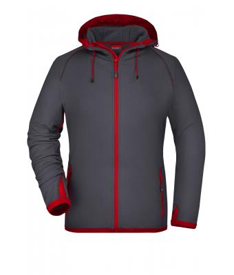 JN570 James & Nicholson Hooded Fleece naisten fleecetakki